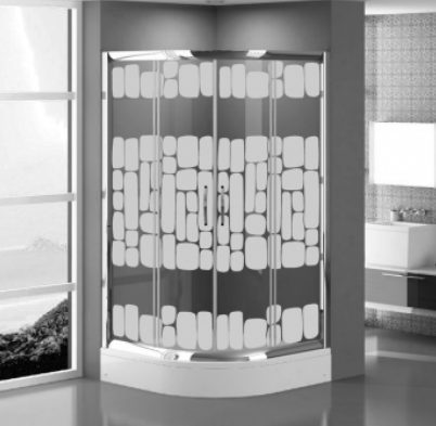 Mutlu C16 shower glass pattern