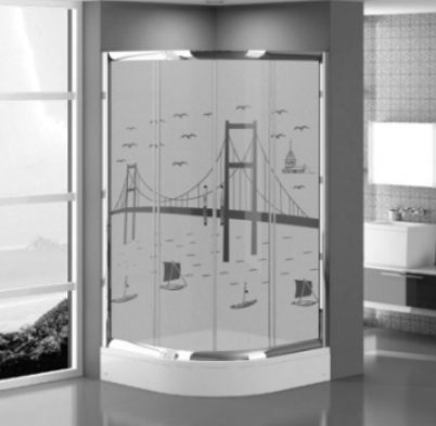 Mutlu C44 shower glass pattern
