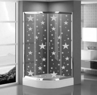 Mutlu C72 shower glass pattern