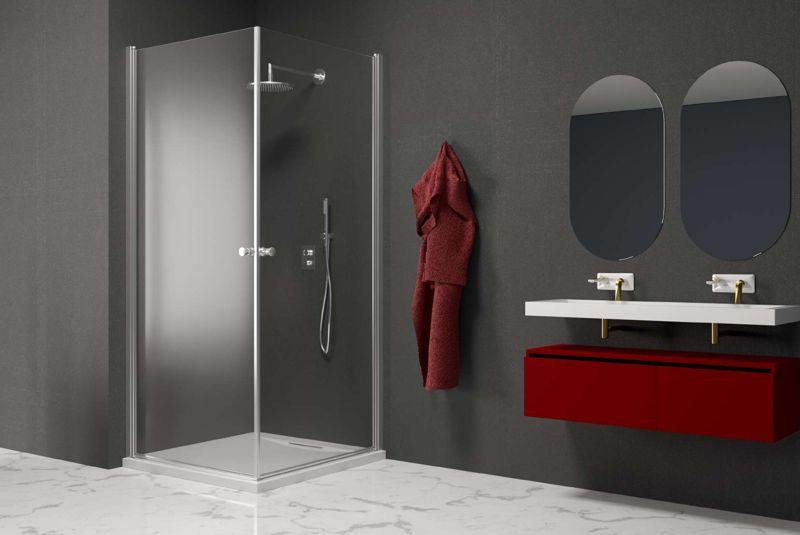 Full-Hinge Corner 2 Shower Enclosure — Full-Hinge series, corner